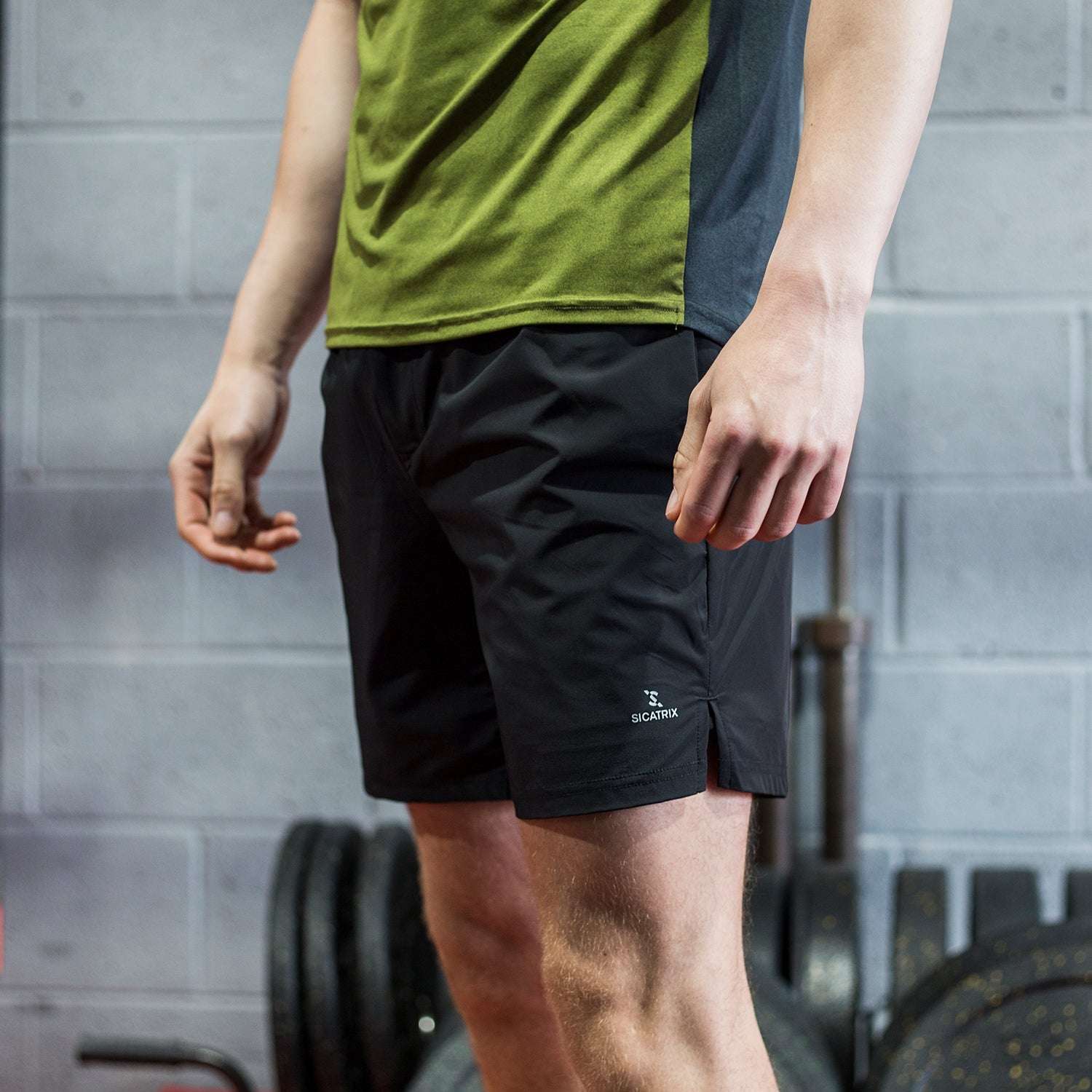 MENS 2 IN 1 SHORTS