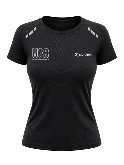 SICATRIX - U38 KETTLEBELL STRENGTH | Women's Collab Performance T-Shirt