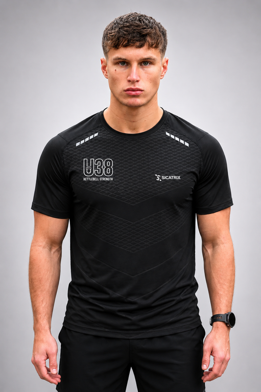 SICATRIX - U38 KETTLEBELL STRENGTH | Unisex Collab Performance T-Shirt