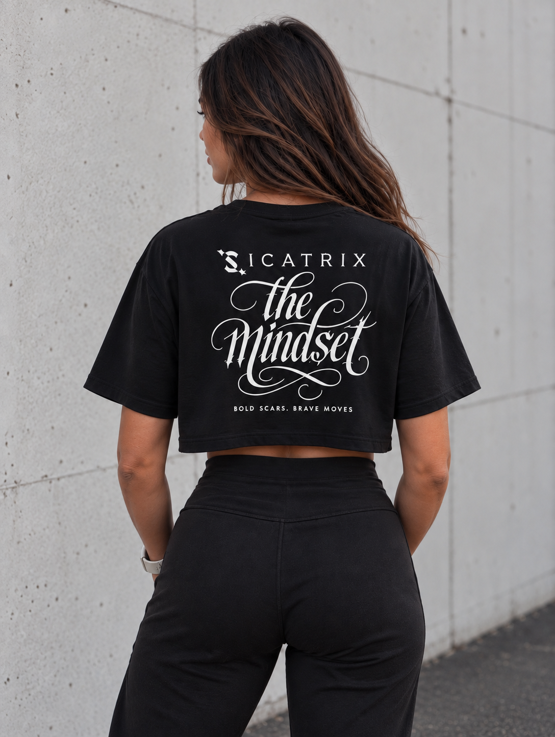 Ladies Mindset Crop Top
