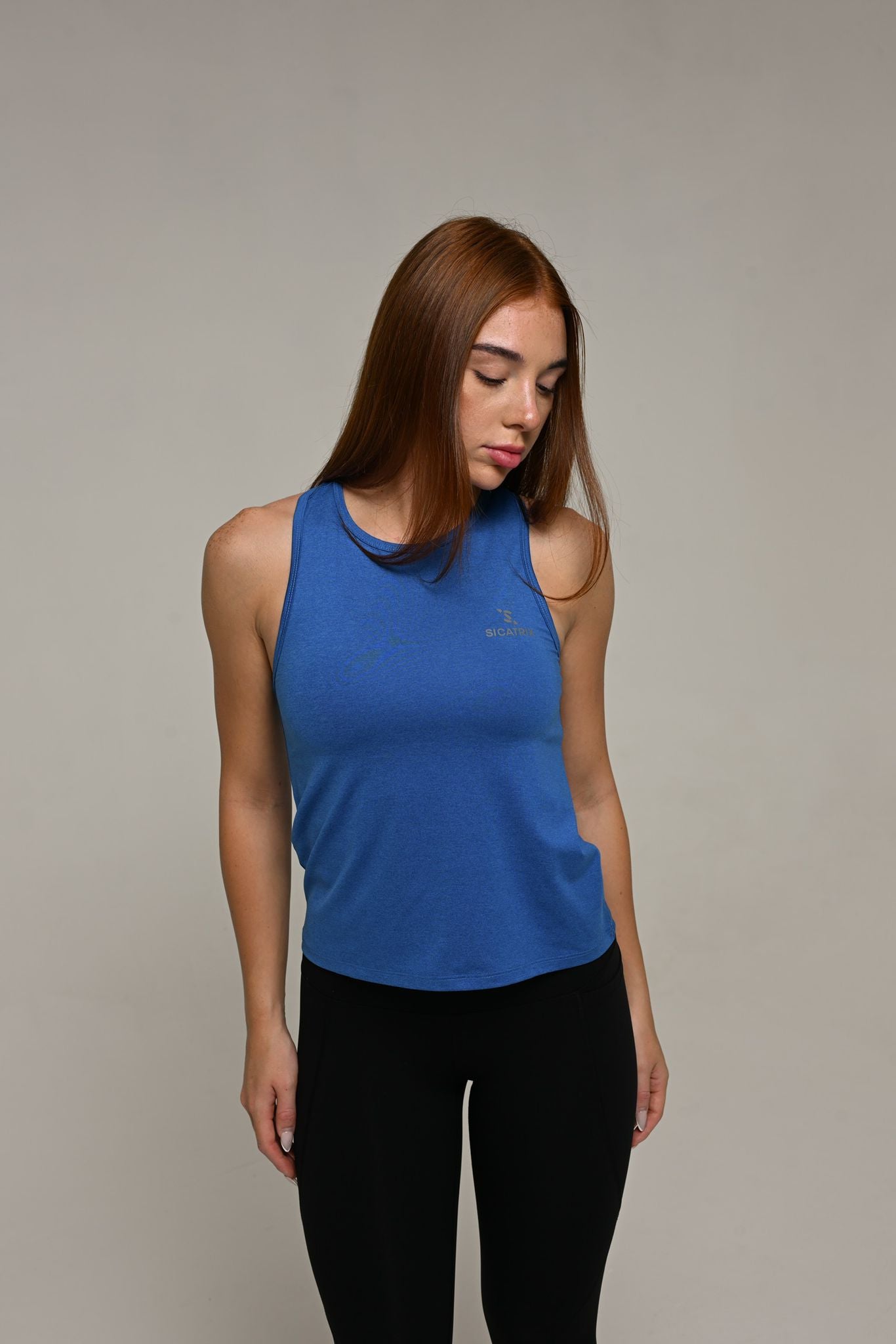 Sicatrix Women's Elite Athletic Fit Racer Vest — Gym Training Top